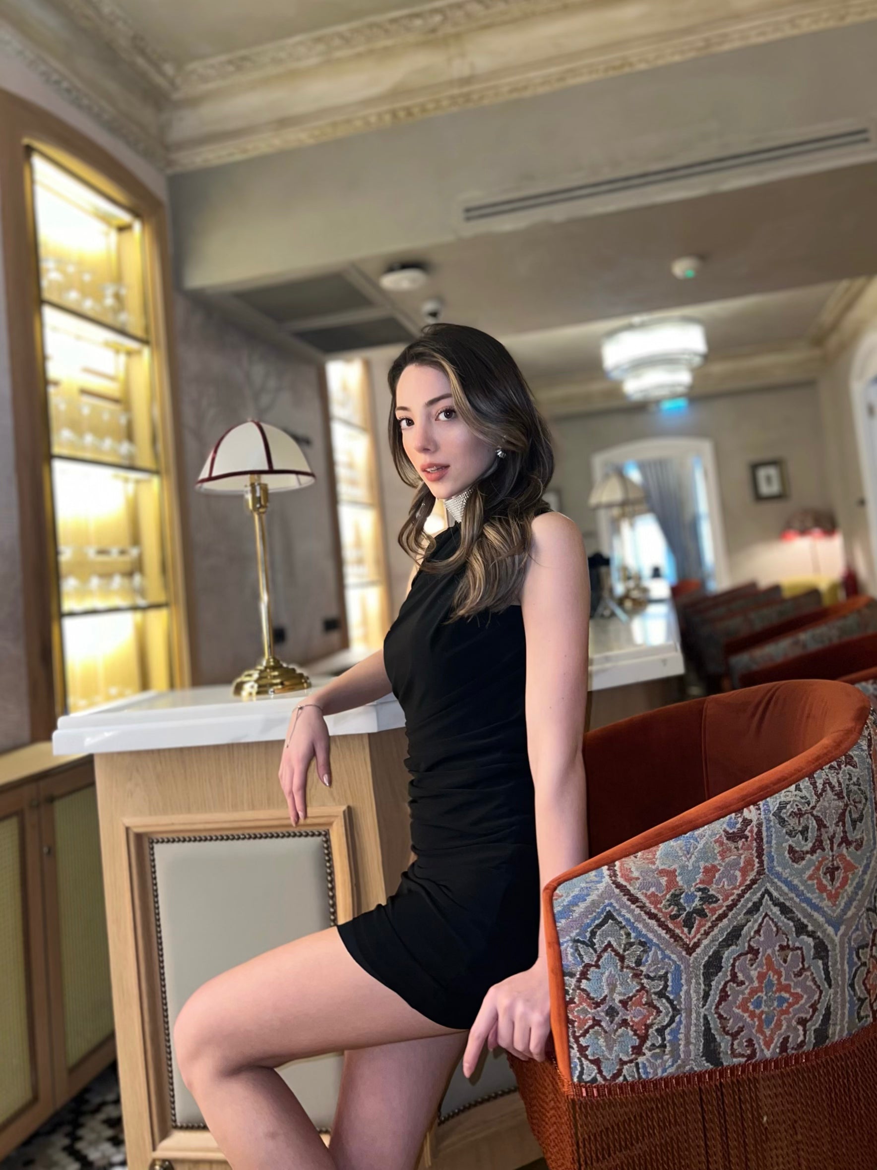 Zara Model Astarlı Elbise Siyah