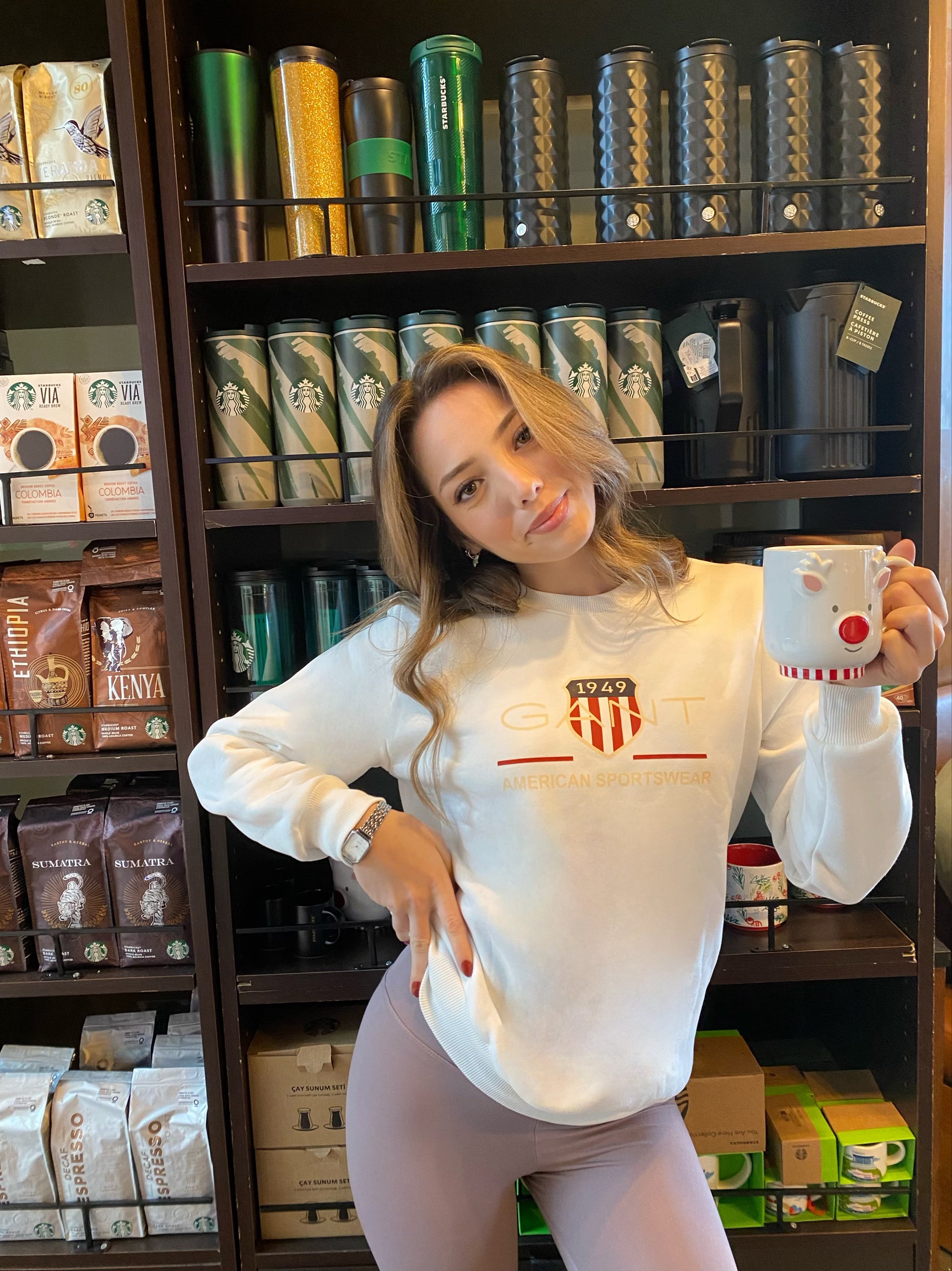 GNT Beyaz Sweatshirt