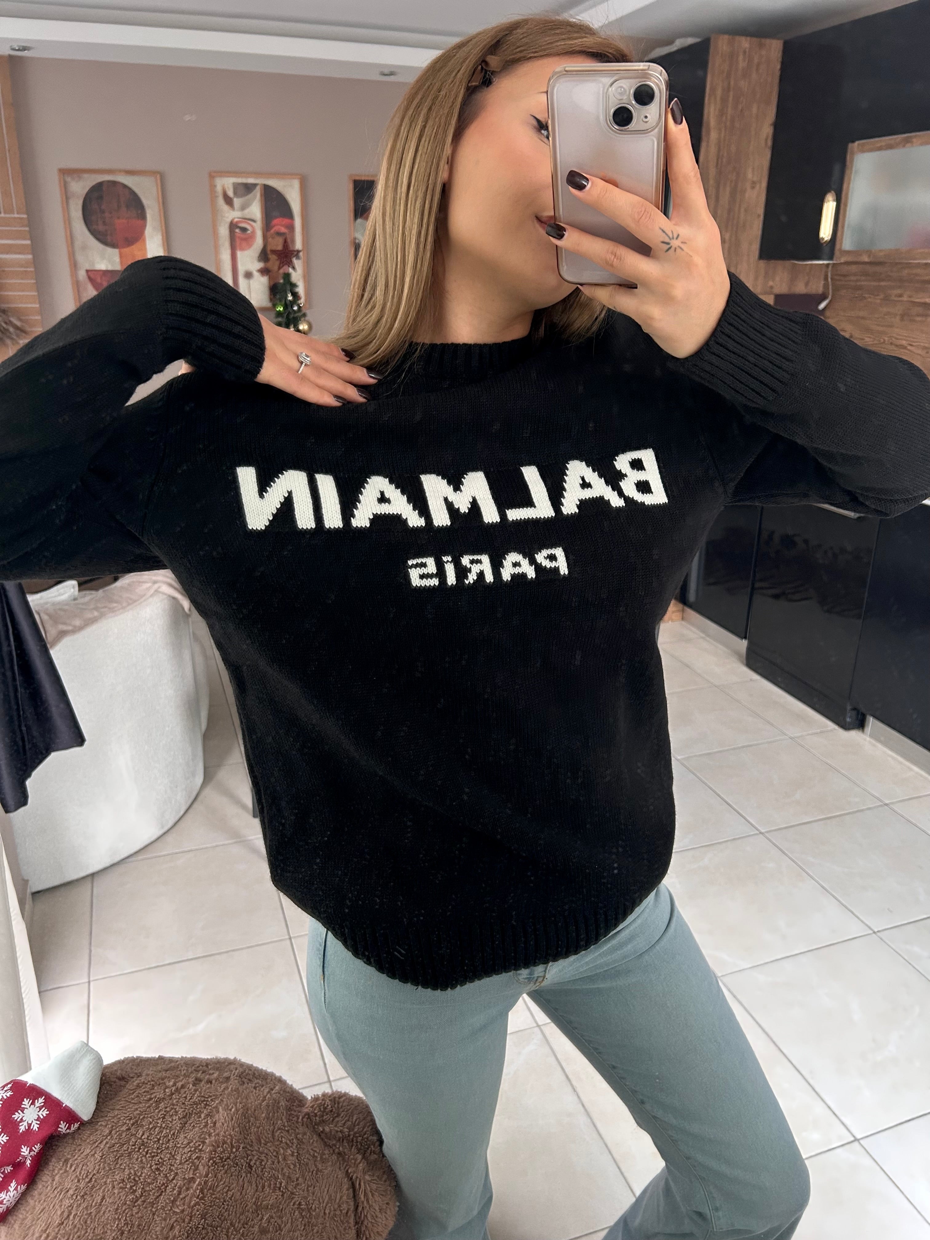 Balmaın Triko Siyah