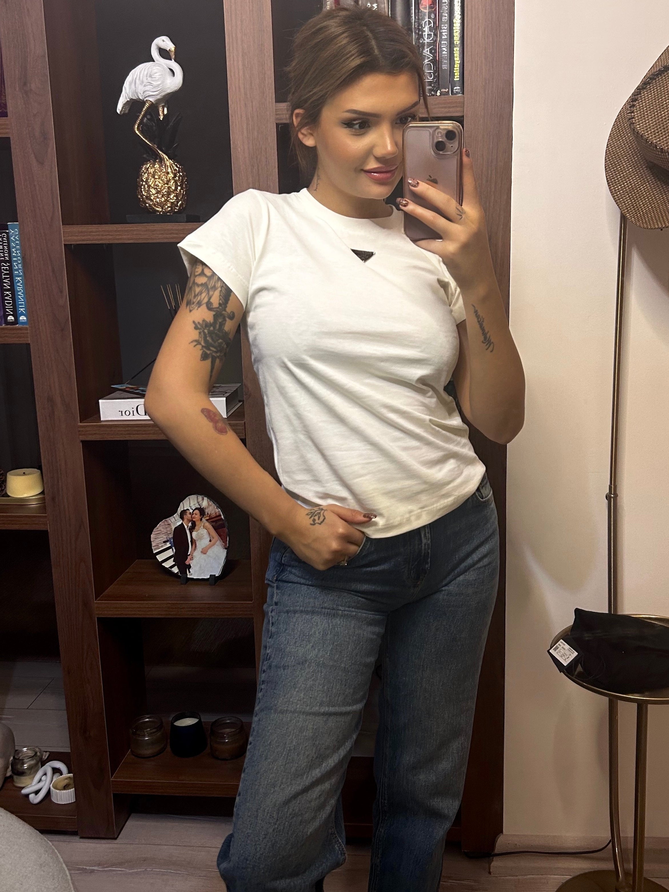 Prd beyaz basic t-shirt