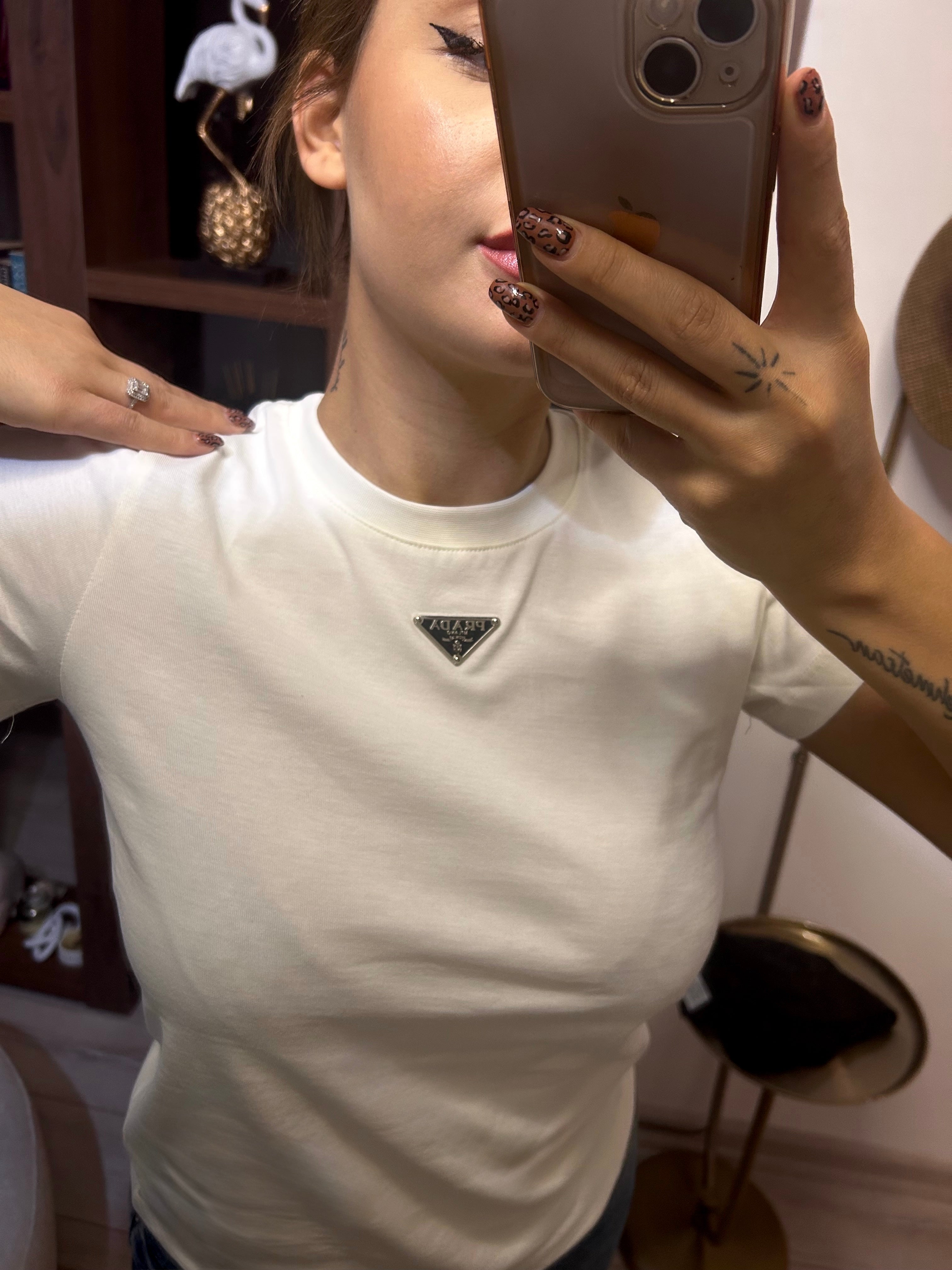 Prd beyaz basic t-shirt