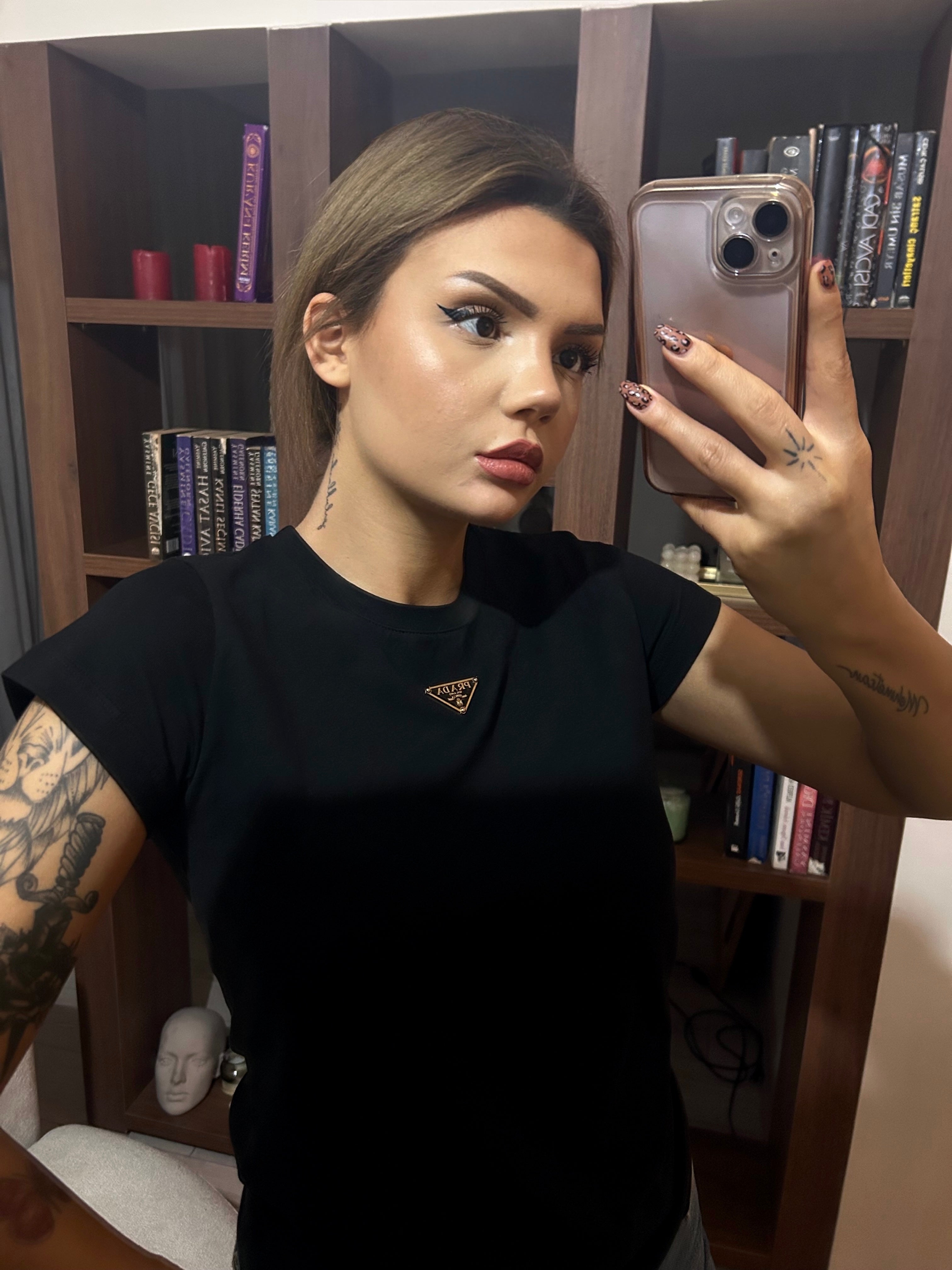 Prd siyah basic t-shirt